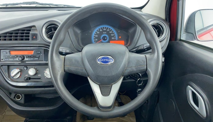 2018 Datsun Redi Go T (O), CNG, Manual, 80,245 km, Steering Wheel Close Up