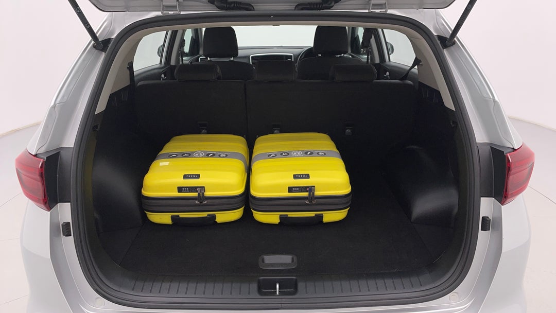 Boot Inside View with Luggage