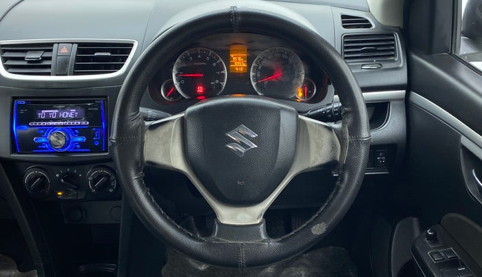 2014 Maruti Swift VXI D, Petrol, Manual, 70,958 km, Steering Wheel Close Up