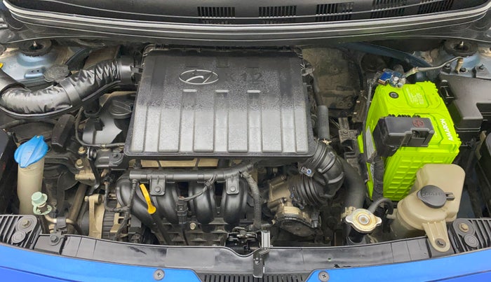 2018 Hyundai Grand i10 SPORTZ (O) 1.2 KAPPA VTVT, Petrol, Manual, 1,03,142 km, Open Bonet
