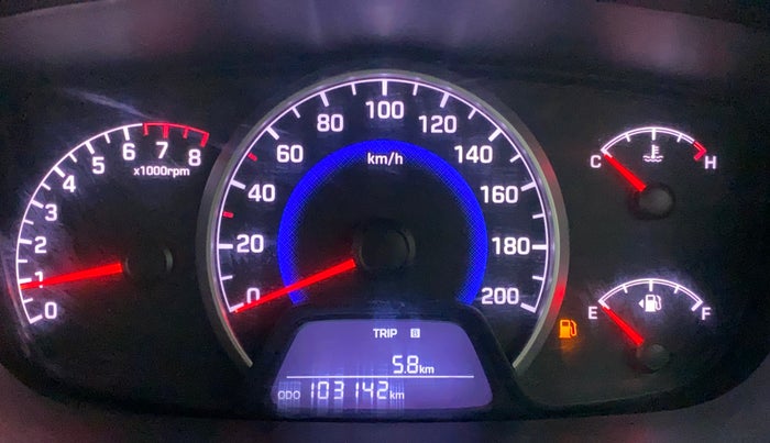 2018 Hyundai Grand i10 SPORTZ (O) 1.2 KAPPA VTVT, Petrol, Manual, 1,03,142 km, Odometer Image