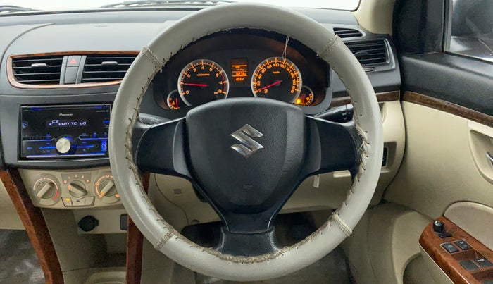 2015 Maruti Swift Dzire VXI, Petrol, Manual, 75,273 km, Steering Wheel Close Up
