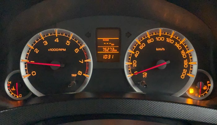 2015 Maruti Swift Dzire VXI, Petrol, Manual, 75,273 km, Odometer Image