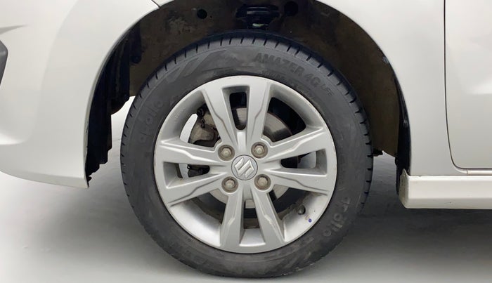 2013 Maruti Wagon R Stingray VXI, Petrol, Manual, 51,422 km, Left Front Wheel