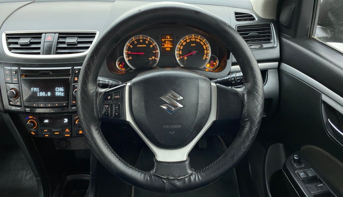 2013 Maruti Swift ZXI D, Petrol, Manual, 48,777 km, Steering Wheel Close Up
