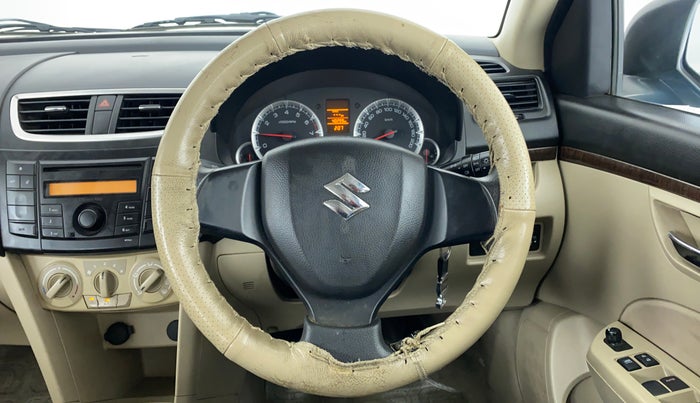 2013 Maruti Swift Dzire VXI, Petrol, Manual, 40,402 km, Steering Wheel Close Up