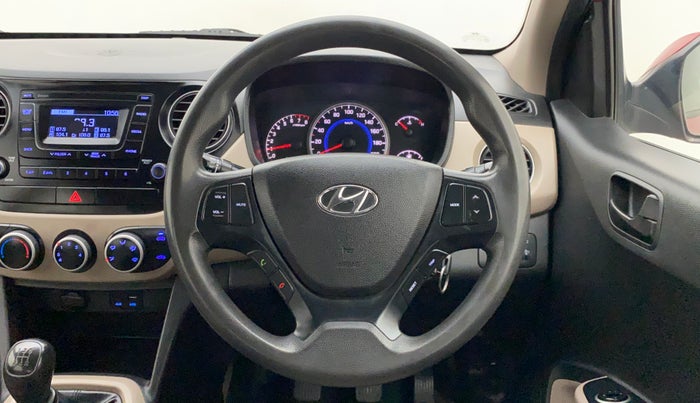 2018 Hyundai Grand i10 MAGNA 1.2 KAPPA VTVT, Petrol, Manual, 1,03,102 km, Steering Wheel Close Up