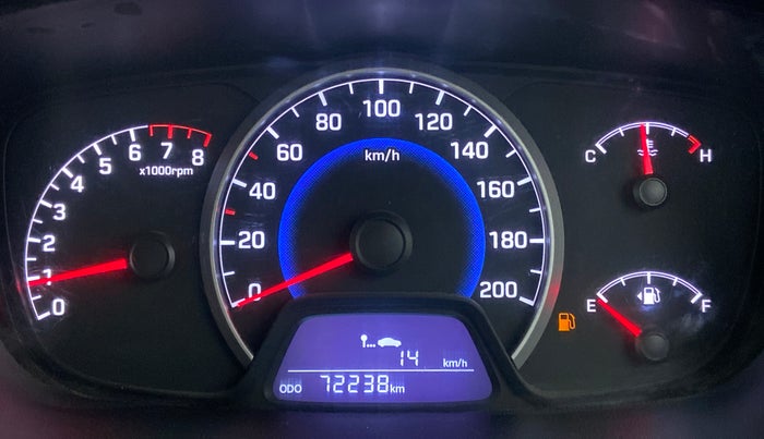 2014 Hyundai Grand i10 SPORTZ 1.2 KAPPA VTVT, Petrol, Manual, 72,379 km, Odometer Image