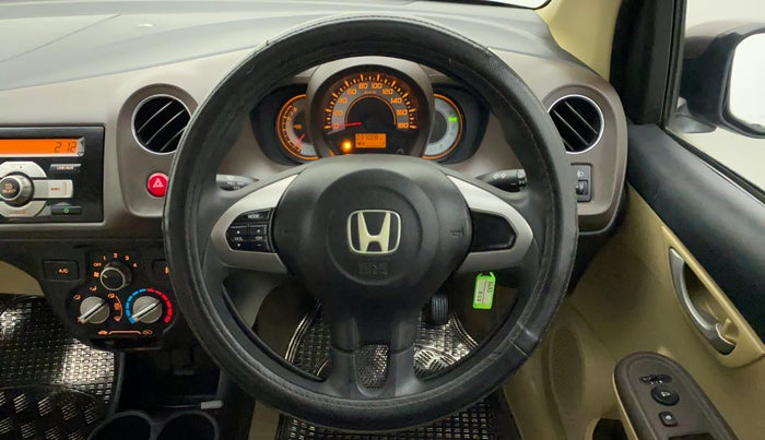 2012 Honda Brio 1.2 V MT I VTEC, Petrol, Manual, 37,309 km, Steering Wheel Close Up