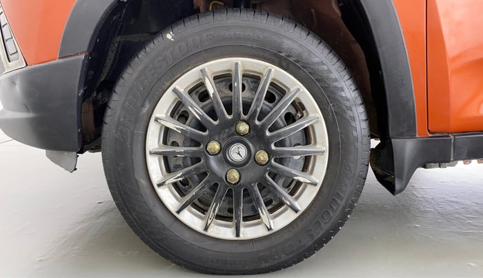 2016 Mahindra Kuv100 K4 5 STR, Petrol, Manual, 23,645 km, Left Front Wheel