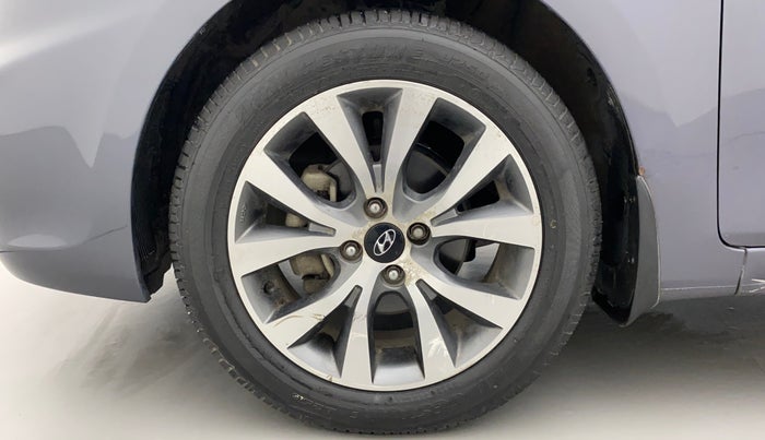 2014 Hyundai Verna FLUIDIC 1.6 VTVT SX OPT, Petrol, Manual, 29,928 km, Left Front Wheel