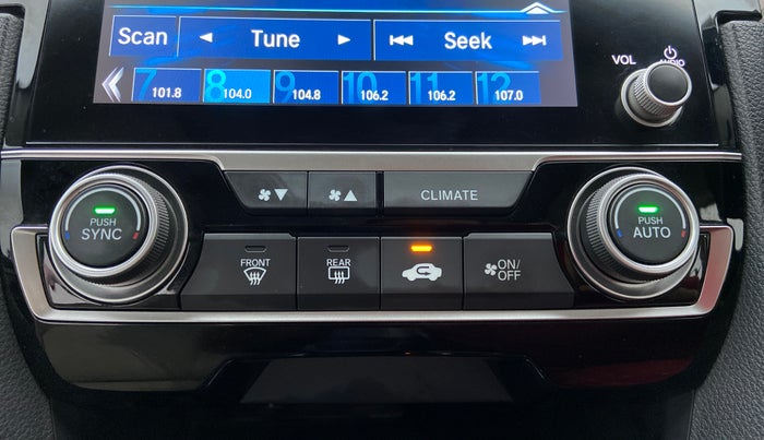 2019 Honda Civic ZX CVT PETROL, Petrol, Automatic, 10,191 km, Automatic Climate Control