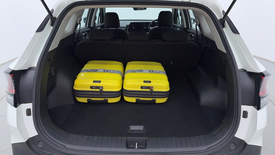Boot Inside View with Luggage