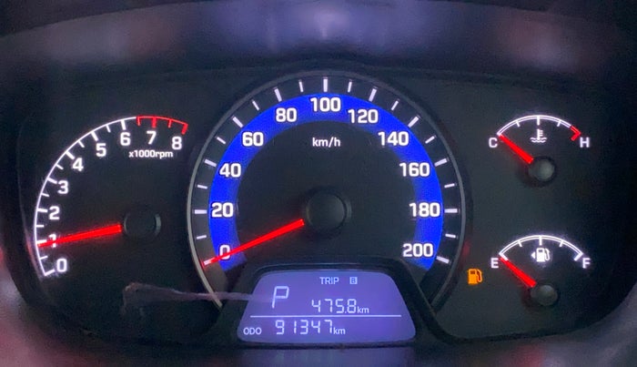 2014 Hyundai Xcent SX AT 1.2 (O), Petrol, Automatic, 91,339 km, Odometer Image