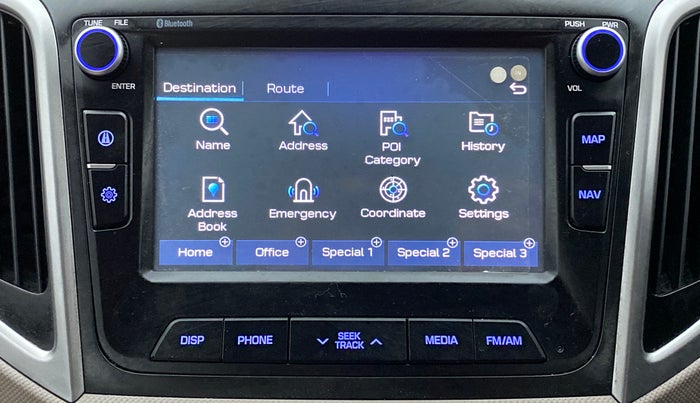 2018 Hyundai Creta SX PLUS 1.6 PETROL, Petrol, Manual, 13,046 km, Infotainment System