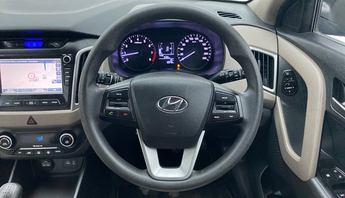 2018 Hyundai Creta SX PLUS 1.6 PETROL, Petrol, Manual, 13,046 km, Steering Wheel Close Up