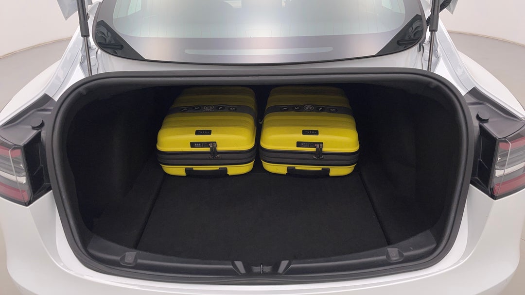 Boot Inside View with Luggage