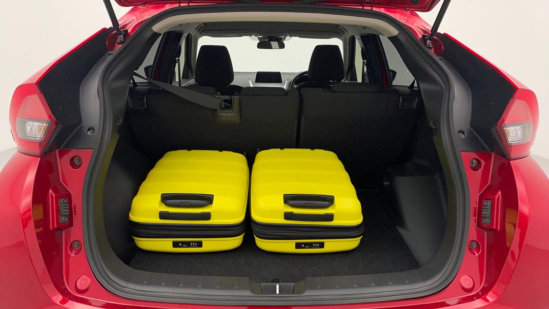 Boot Inside View with Luggage