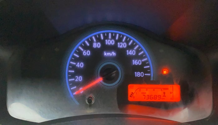 2017 Datsun Redi Go GOLD LIMITED EDITION, Petrol, Manual, 73,805 km, Odometer Image