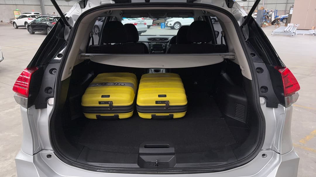 2021 Nissan X-trail St (2WD), Automatic, 99302 km, Boot Inside View with Luggage