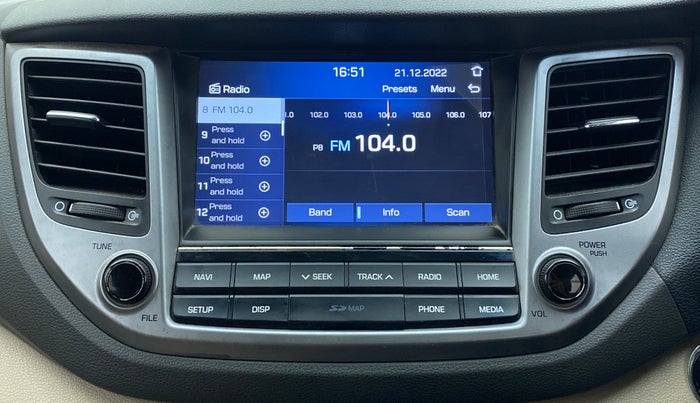 2019 Hyundai Tucson 2WD AT GL OPT PETROL, Petrol, Automatic, 40,083 km, Infotainment System