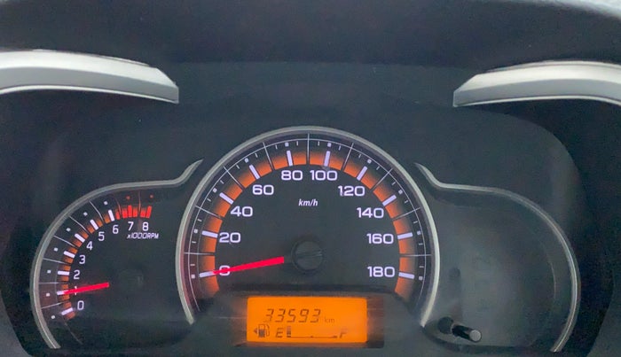 2017 Maruti Alto K10 VXI P, Petrol, Manual, 33,768 km, Odometer Image