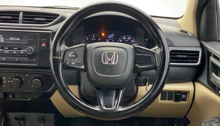 2020 Honda Amaze 1.5L I-DTEC S, Diesel, Manual, 1,11,537 km, Steering Wheel Close Up