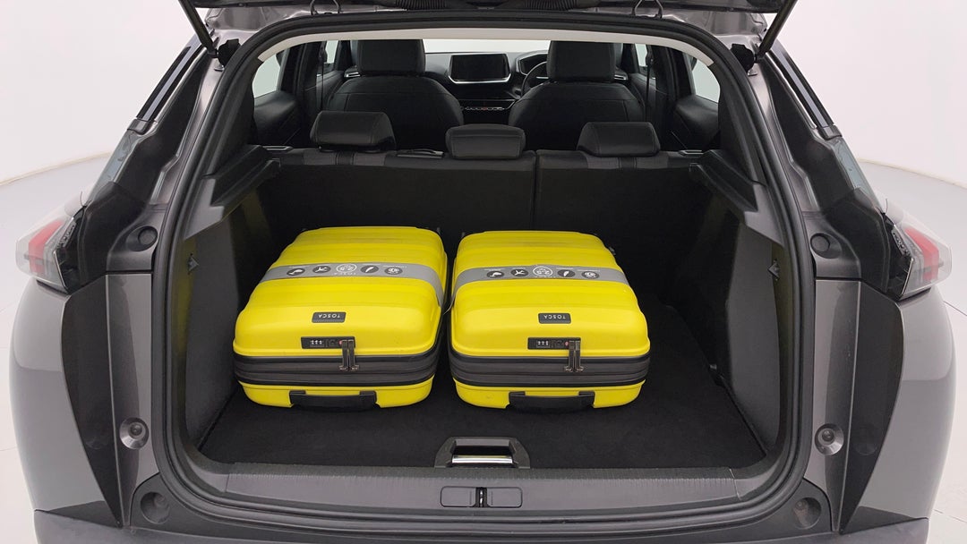 Boot Inside View with Luggage