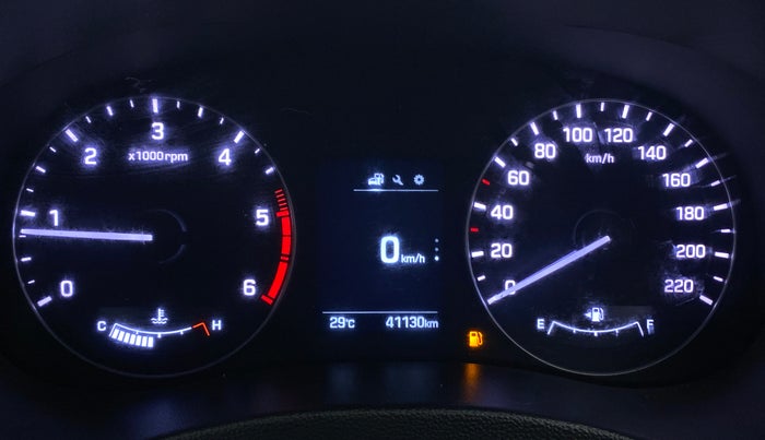 2018 Hyundai Creta 1.6 SX (O) CRDI, Diesel, Manual, 41,167 km, Odometer Image