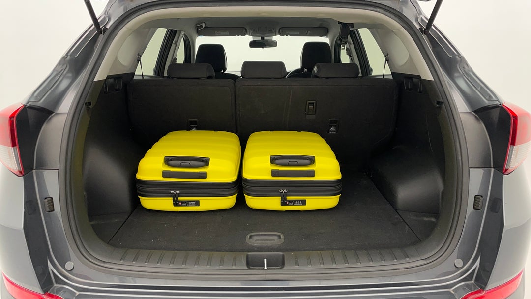 Boot Inside View with Luggage
