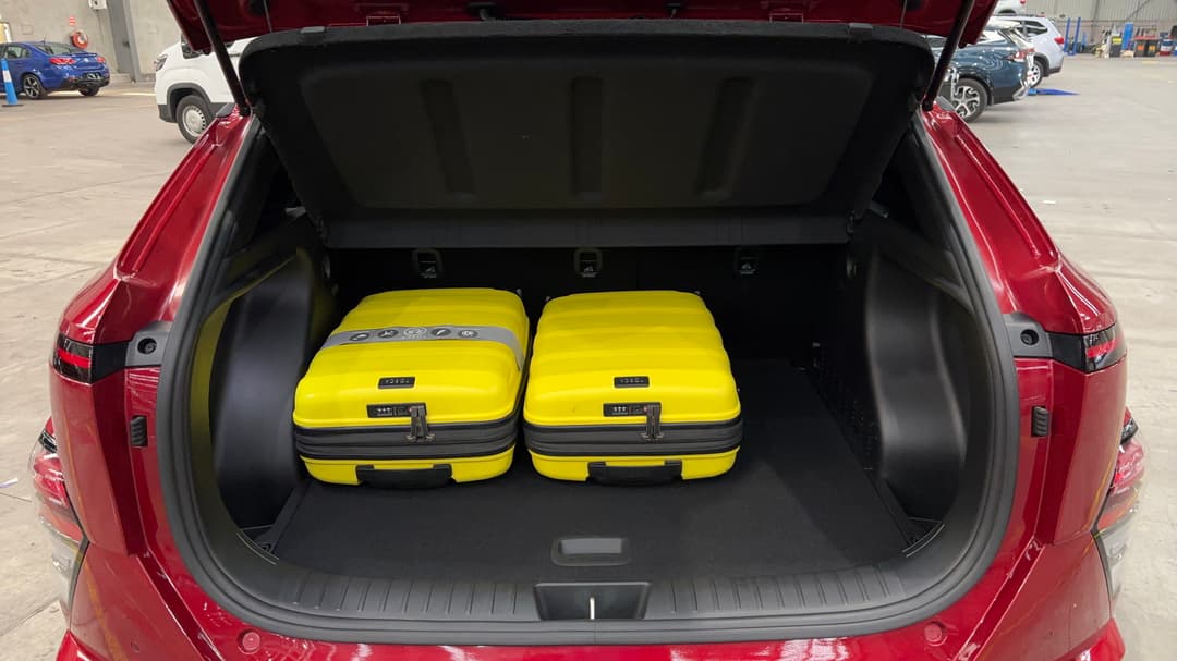 2023 Hyundai Kona N Line, Automatic, 22551 km, Boot Inside View with Luggage
