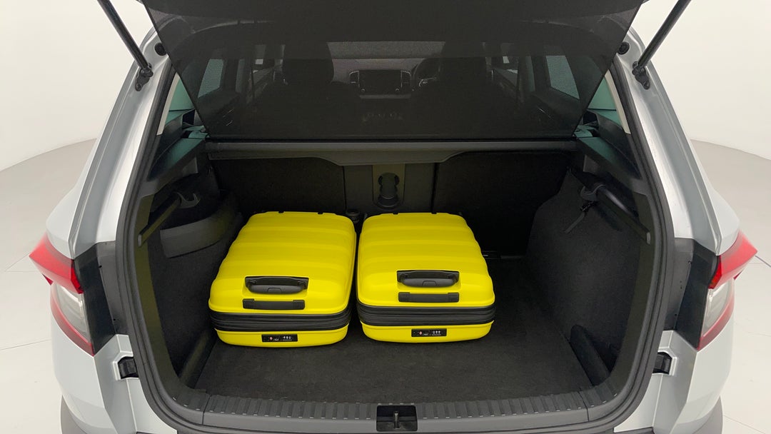 Boot Inside View with Luggage