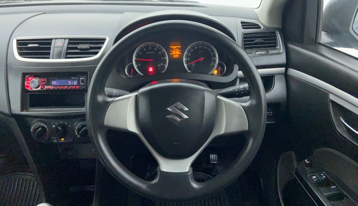 2014 Maruti Swift VXI D, Petrol, Manual, 28,700 km, Steering Wheel Close Up