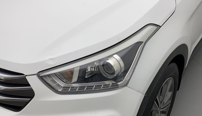 2016 Hyundai Creta SX PLUS AT 1.6 PETROL, Petrol, Automatic, 77,051 km, Left headlight - Minor scratches