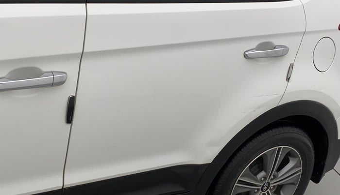 2016 Hyundai Creta SX PLUS AT 1.6 PETROL, Petrol, Automatic, 77,051 km, Rear left door - Slight discoloration