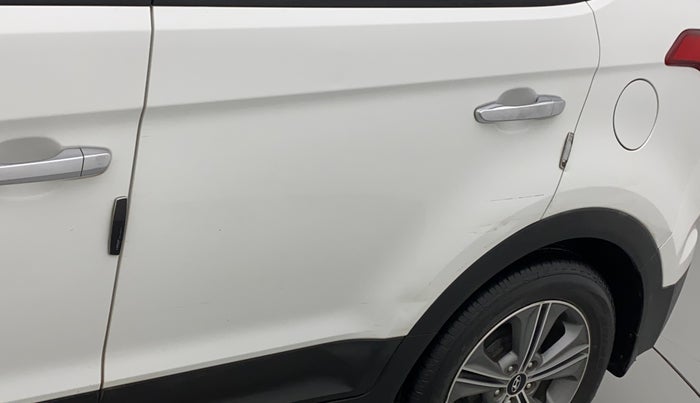 2016 Hyundai Creta SX PLUS AT 1.6 PETROL, Petrol, Automatic, 77,051 km, Rear left door - Minor scratches