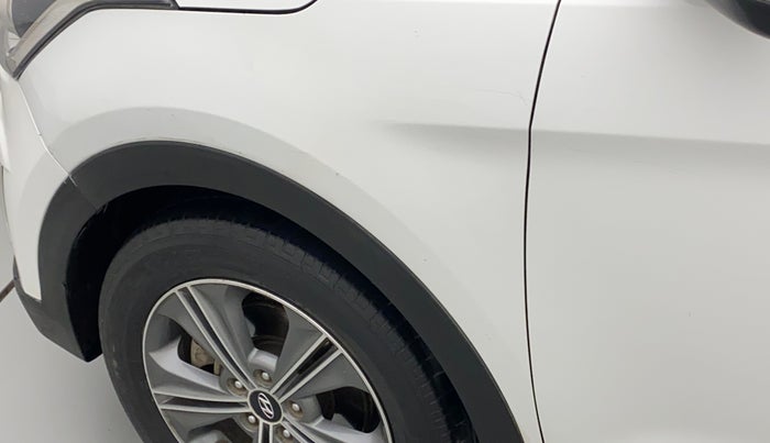 2016 Hyundai Creta SX PLUS AT 1.6 PETROL, Petrol, Automatic, 77,051 km, Left fender - Minor scratches