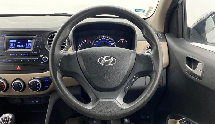 2014 Hyundai Grand i10 SPORTZ 1.2 KAPPA VTVT, Petrol, Manual, 48,507 km, Steering Wheel Close Up