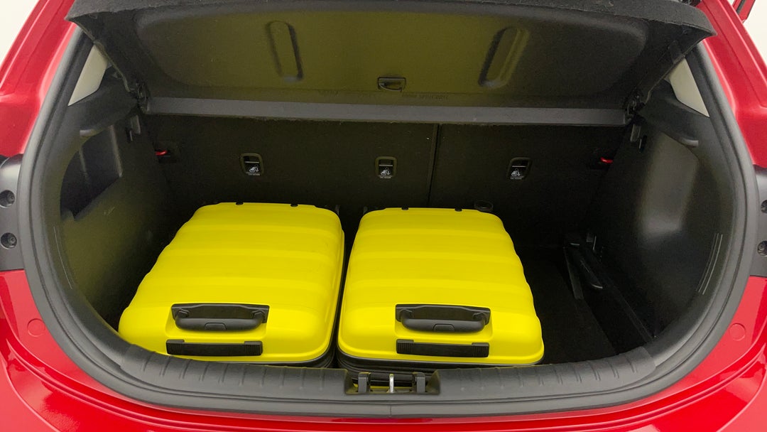 Boot Inside View with Luggage