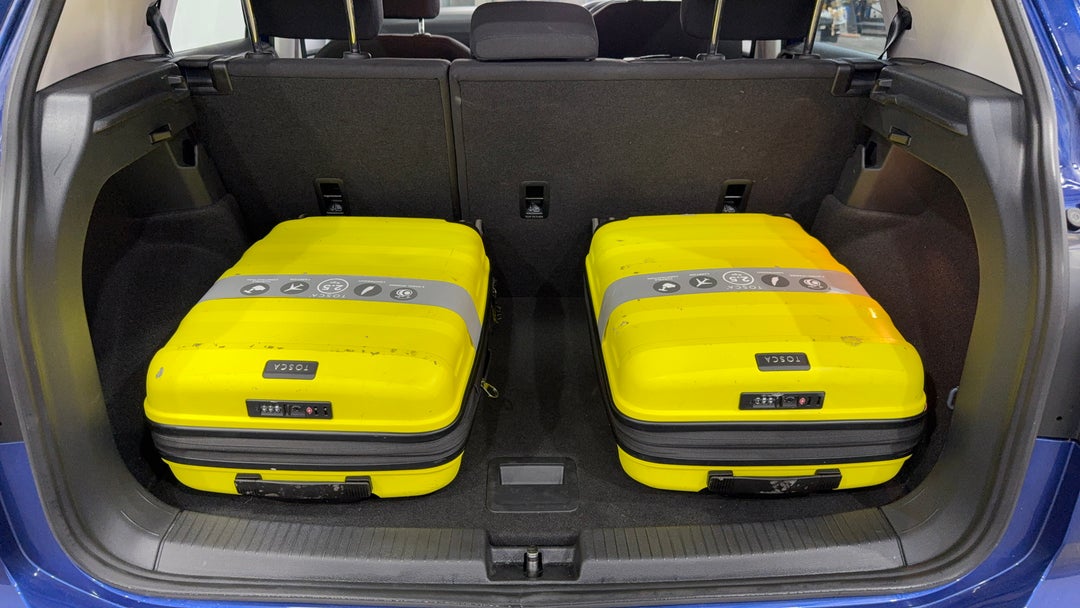 Boot Inside View with Luggage