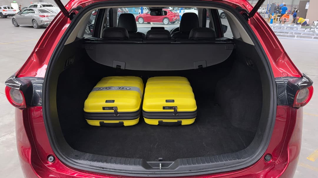 2018 Mazda CX-5 Gt (4x4) (5yr), Automatic, 147147 km, Boot Inside View with Luggage