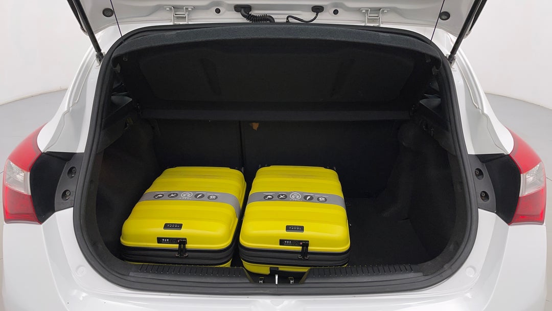 Boot Inside View with Luggage
