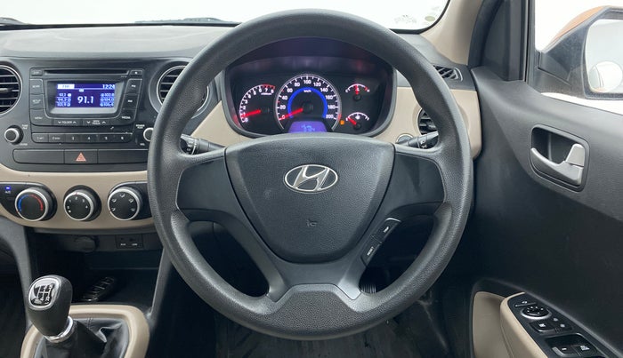 2015 Hyundai Grand i10 SPORTZ 1.2 KAPPA VTVT, Petrol, Manual, 38,020 km, Steering Wheel Close Up