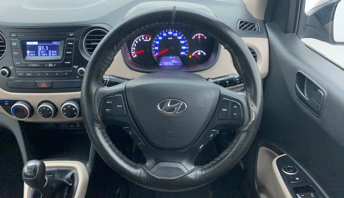 2018 Hyundai Xcent E+, Petrol, Manual, 53,633 km, Steering Wheel Close Up
