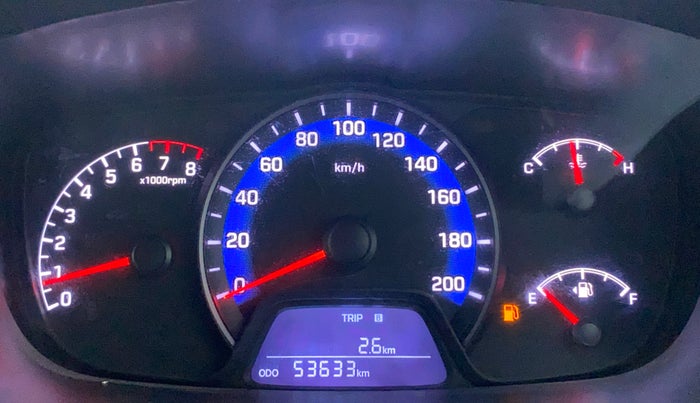 2018 Hyundai Xcent E+, Petrol, Manual, 53,633 km, Odometer Image