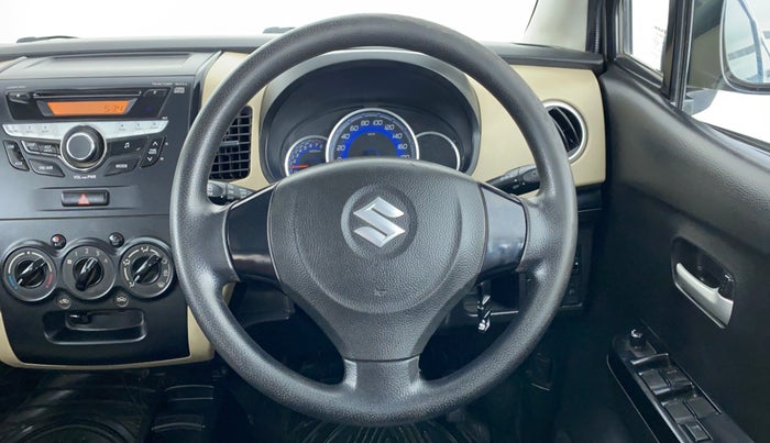 2017 Maruti Wagon R 1.0 VXI, Petrol, Manual, 34,774 km, Steering Wheel Close Up