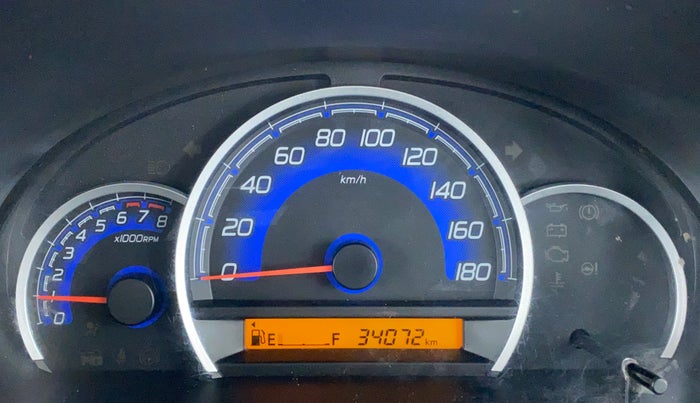 2017 Maruti Wagon R 1.0 VXI, Petrol, Manual, 34,774 km, Odometer Image
