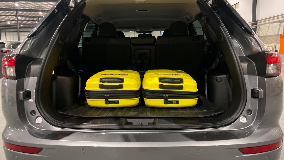 2023 Mitsubishi Outlander Aspire 7 Seat (2WD), Automatic, 41110 km, Boot Inside View with Luggage