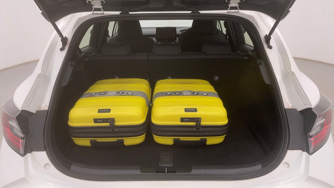 Boot Inside View with Luggage