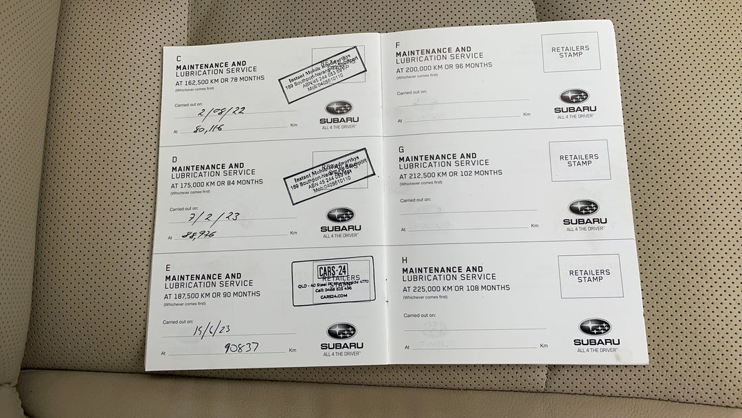 2015 Subaru Outback 2.5i Premium Awd, Automatic, 90839 km, Service History